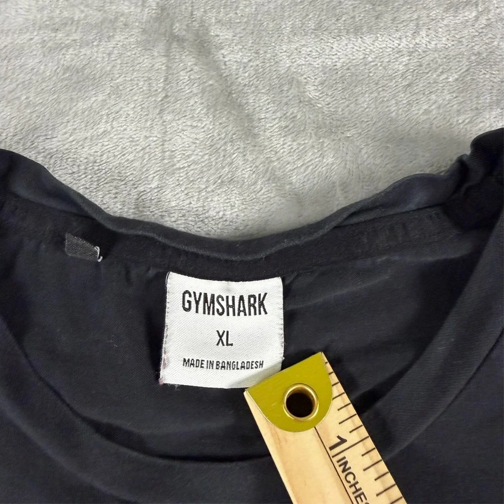 GymShark Apollo Oversized T-Shirt Black on Black Mens XL